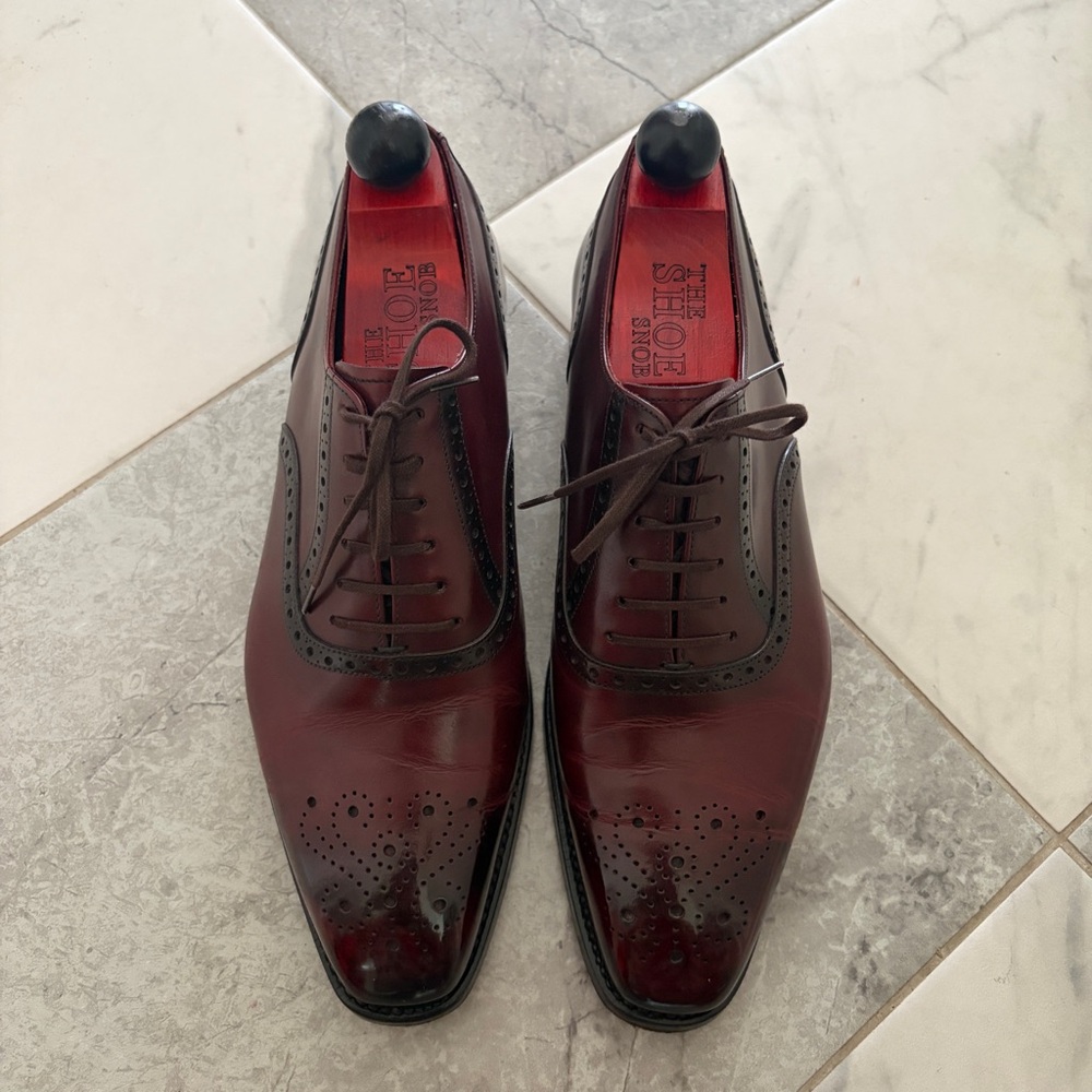 Wallingford II Semi-Brogue in Burgundy Calf